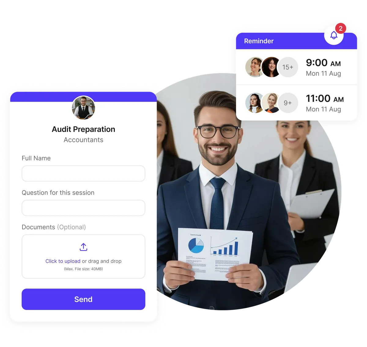 Intake forms for financial details