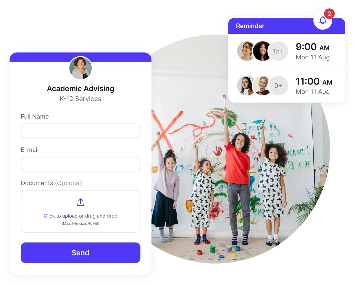 software de agendamento para educação básica