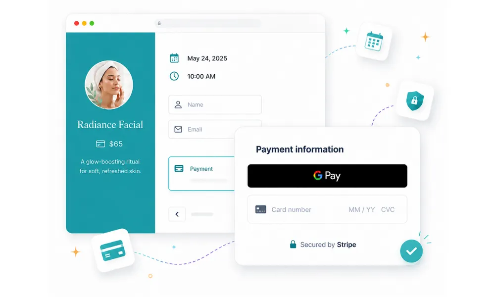 Koalendar booking payment system