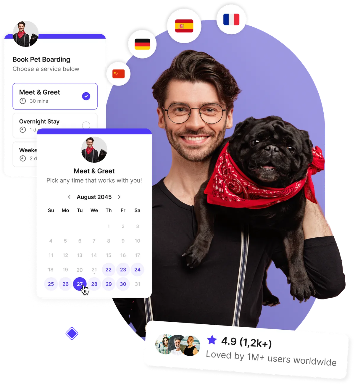dog boarding booking system