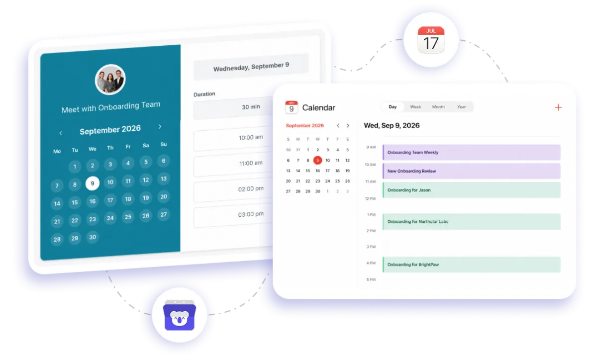 iCloud Calendar integration with Koalendar