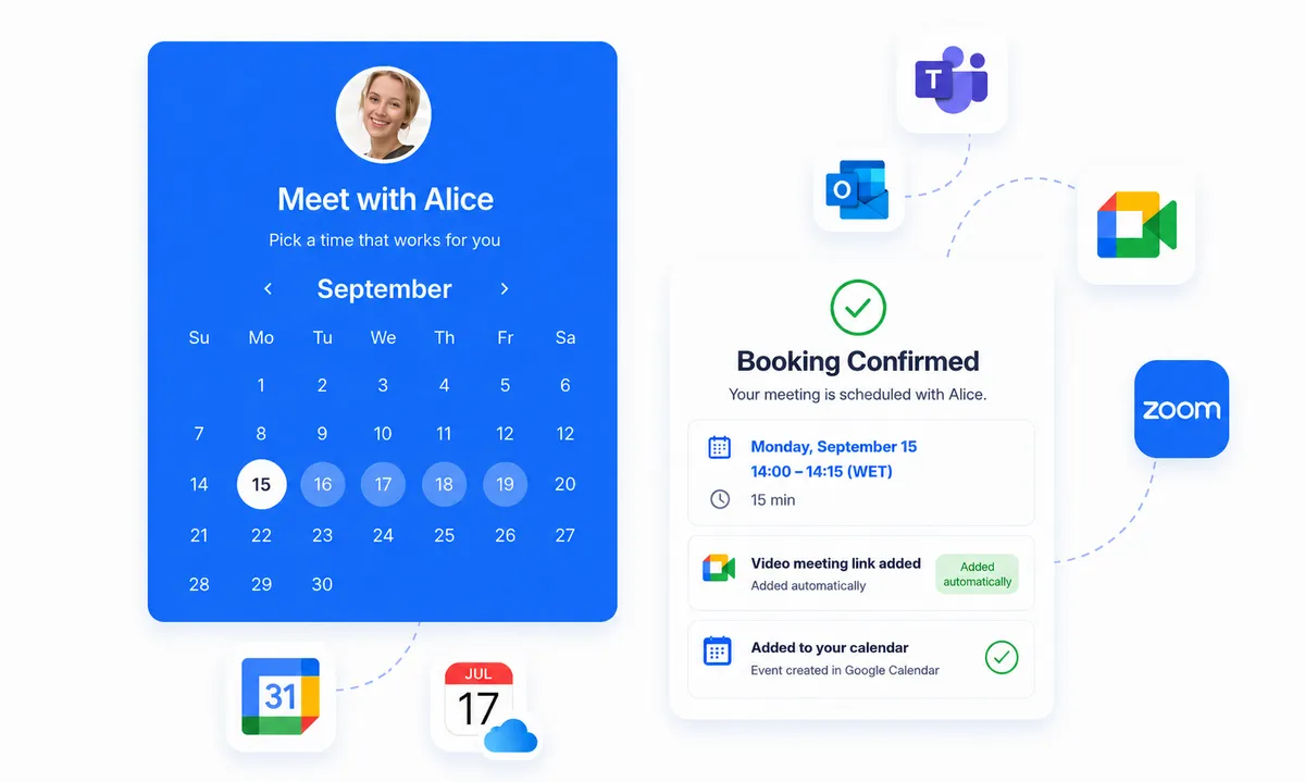 Koalendar schedule meetings online