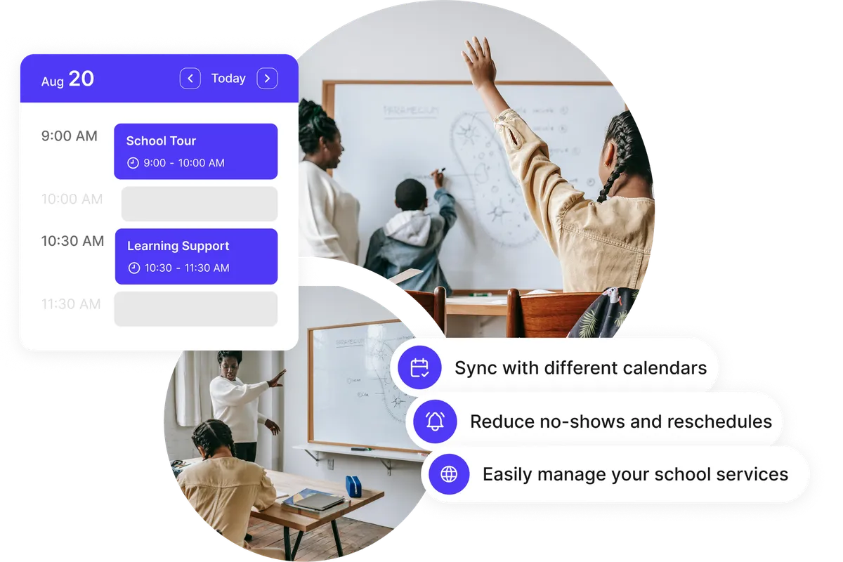 Sistema de agendamentos para escolas primárias